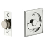 Emtek 2135 Square Pocket Door Tubular Lock (2-1/2" x 2-1/2") - Privacy