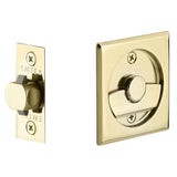 Emtek 2135 Square Pocket Door Tubular Lock (2-1/2" x 2-1/2") - Privacy