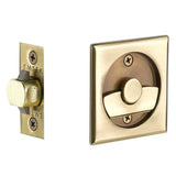 Emtek 2135 Square Pocket Door Tubular Lock (2-1/2" x 2-1/2") - Privacy