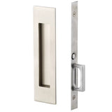 Emtek 2154 Narrow Modern Rectangular Pocket Door Mortise Lock (2" x 7-1/4") - Passage