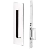 Emtek 2154 Narrow Modern Rectangular Pocket Door Mortise Lock (2" x 7-1/4") - Passage