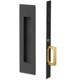 Emtek 2156 Narrow Modern Rectangular Pocket Door Mortise Lock (2" x 7-1/4") - Dummy