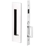 Emtek 2156 Narrow Modern Rectangular Pocket Door Mortise Lock (2" x 7-1/4") - Dummy