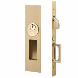 Emtek 2193 Keyed Pocket Door Mortise Lock
