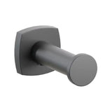 Emtek Modern Tubular Brass Single Robe Hook with Rosette