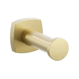Emtek Modern Tubular Brass Single Robe Hook with Rosette