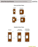 Emtek EMP4715 Urban Modern Single Cylinder Entrance Handleset - Brass Tubular - EMPowered Upgrade