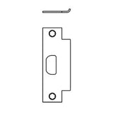Schlage 10-025-1316 Standard ANSI Strike, 1-1/4" x 4-7/8", 1-3/16" Lip
