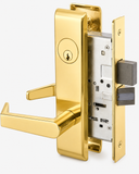 Accentra (formerly Yale)  AUCN 8811-2FL Classroom Intruder Deadbolt Mortise Lock with Augusta Lever, CN Escutcheon