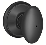Schlage Siena Privacy Door Knob Set With Decorative Georgian