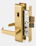 Accentra (formerly Yale)  AUCN 8811-2FL Classroom Intruder Deadbolt Mortise Lock with Augusta Lever, CN Escutcheon