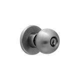 Falcon X Series Dormitory Keyed Entry Knob Set with Hana Knob and Gala Rose