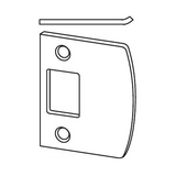 Falcon Square Full Lip Strike Plate from the D100 Collection