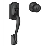 Schlage Camelot Lower Handleset Featuring the Georgian Knob for Use with Schlage Deadbolts