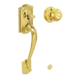 Schlage Camelot Lower Handleset Featuring the Georgian Knob for Use with Schlage Deadbolts