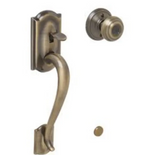 Schlage Camelot Lower Handleset Featuring the Georgian Knob for Use with Schlage Deadbolts