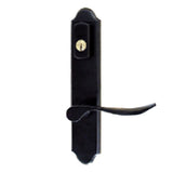 G-U VENICE HANDLE & 45MM PLATE, ZAMAC, ACTIVE, KEY & THUMBTURN (HANDLE BELOW CYLINDER) CHOOSE COLOR