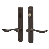 G-U VENICE HANDLE & 30MM PLATE, ZAMAC, ACTIVE, KEY & THUMBTURN (HANDLE BELOW CYLINDER) - manufacturer or supplier product photo
