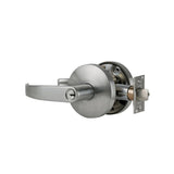 Falcon W Series Office Keyed Entry Lever Set with Quantum Lever and Small Rose