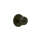 Falcon X Series Storeroom Keyed Entry Knob Set with Troy Knob and Gala Rose