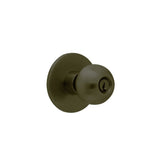 Falcon W Series Apartment Keyed Entry Knob Set with Hana Knob