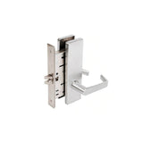 Falcon MA Series Passage Mortise Lock Set with Avalon Lever and Gala Rose