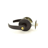 Falcon W Series Office Keyed Entry Lever Set with Dane Lever and Small Rose