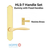 HOPPE HLS7 HANDLESET, NEW ORLEANS, M1610/2172N, Fixed Handles Dummy, Resista Brass - 2752716