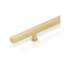 Emtek 86187 Modern Steel Round Long Door Pull With 48" Door Pull With Square Shape