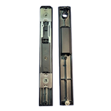 INTERLOCK Invisio Non Locking Flush Mount Sliding Door Handle Set, Black