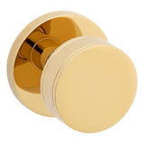 Baldwin Coined and Knurled 5054 Passage Door Knob Set with 5046 Trim from the Estate Collection