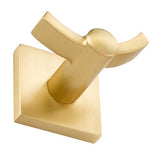 Emtek Modern Brass Double Hook w/Square Rosette