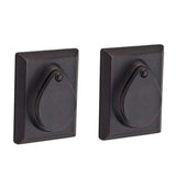 Rustic Square Deadbolt Double Cylinder