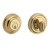 Traditional Round Deadbolt Single Cylinder