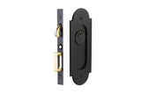 Emtek 2043 #8 Keyed Pocket Door Mortise Lock