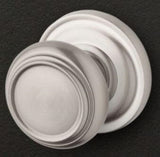 Traditional Knob Privacy Set with Traditional Round Rose