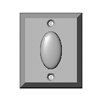 Rocky Mountain Rectangular Dead Bolt 2 1/2" x 3"