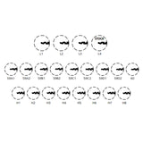 CR1000-118-A01-6-D1-626 Corbin Conventional Mortise Cylinder for Mortise Lock and DL3000 Deadlocks with Cloverleaf Cam in Satin Chrome