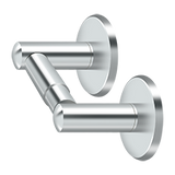 Double Post Toilet Paper Holder, D Series, Solid Brass