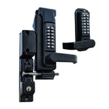 Lockey SUMO GL2 DC Jet Black Marine Grade double combination gate lock