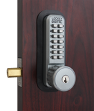 Lockey 2210KO Mechanical Digital Deadbolt Door Lock With Key Override