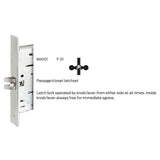 Falcon MA101 DG Passage Mortise Set, Dane Lever, Gala Rose