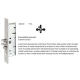 Falcon MA521 DG Entry/Office Mortise Lock, Dane Lever, Gala Rose