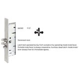 Falcon MA581 QN Storeroom Mortise Lock, Quantum Lever, Napa Escutcheon