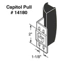 Capitol Door Locking Bar, Stamped Steel Bar With Plastic Finger