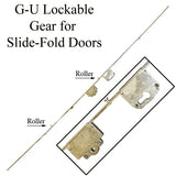 G-U LOCKABLE GEAR, 50MM BACKSET SLIDE-FOLD HARDWARE
