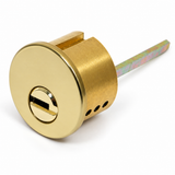 Mul-T-Lock Baldwin cylinder in bright brass