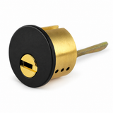 Mul-T-Lock Baldwin cylinder in oil rubbed bronze and brass