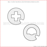 Tailpiece Locator Disc for KIK Cylinders (Fixed Motion)