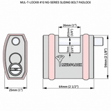 Sliding Bolt #10 NG-Series Ø 3/8" Bolt (Standard Duty) - MTL™600